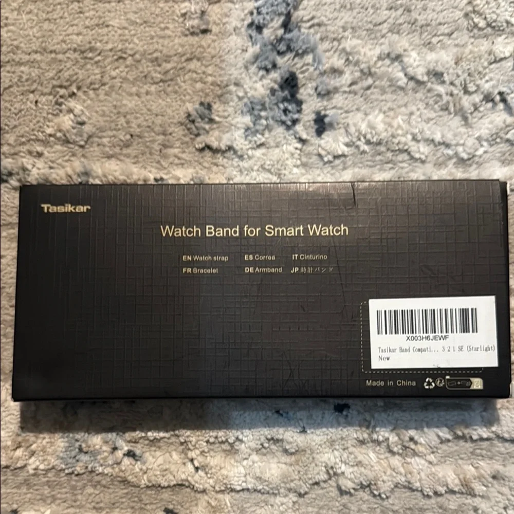 Tasikar Silver/ Starlgiht Smart Watch Band